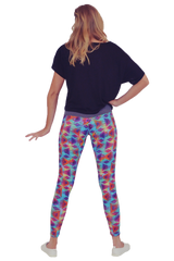 Abstract Aquatic Yoga Pant