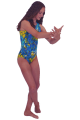 Blue & Yellow Leotard