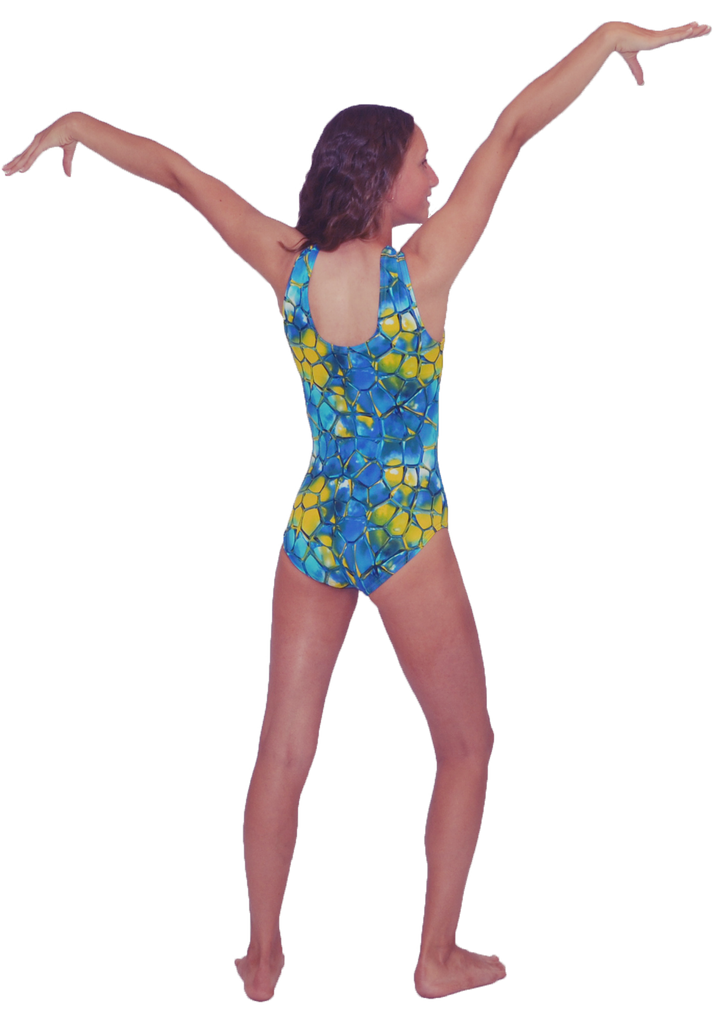 Blue & Yellow Leotard