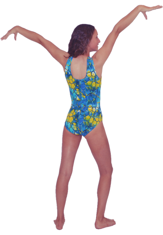 Blue & Yellow Leotard