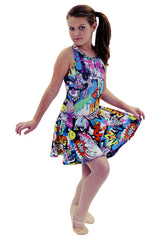 Graffiti Spinning Skirt